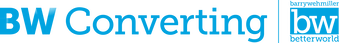 b w converting logo